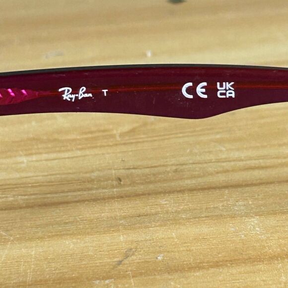 RayBan RB 1555 3666 Eyeglasses Violet On Fuxia Fluo Acetate Frame Only 46-16 125 - Picture 6 of 7